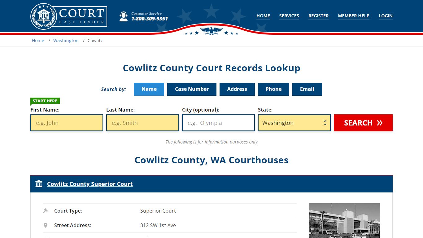 Cowlitz County Court Records | WA Case Lookup